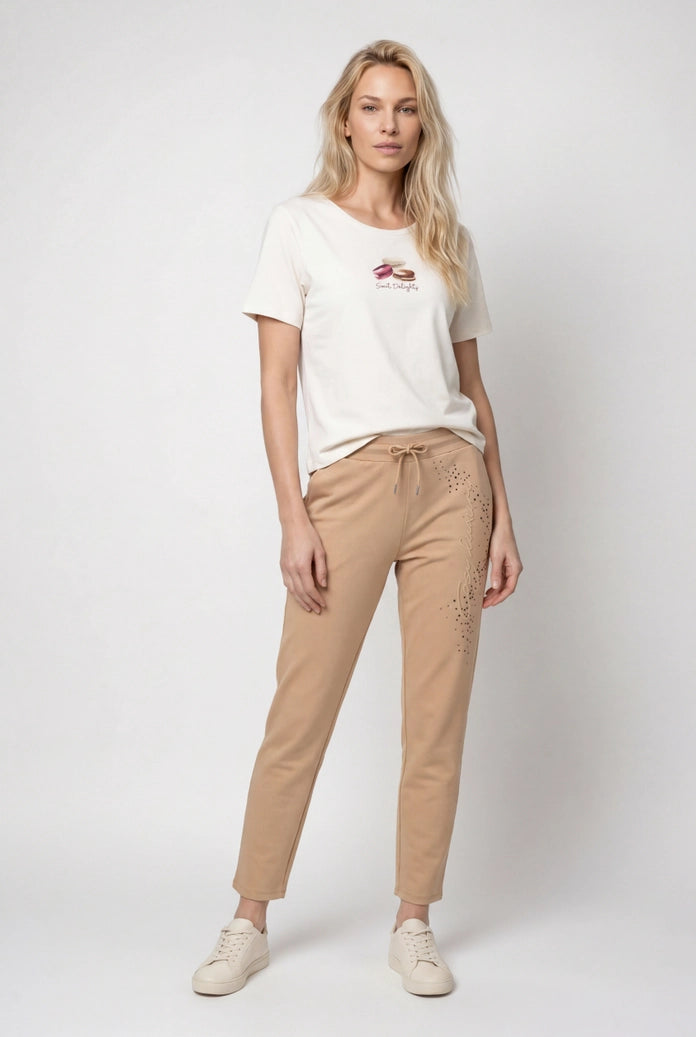 PANTALÓN CON PEDRERÍA - MONARI