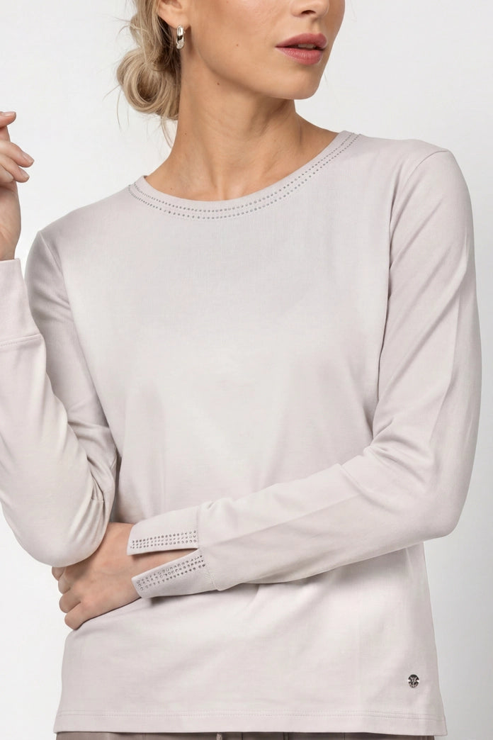 CAMISETA DETALLE PEDRERÍA - MONARI