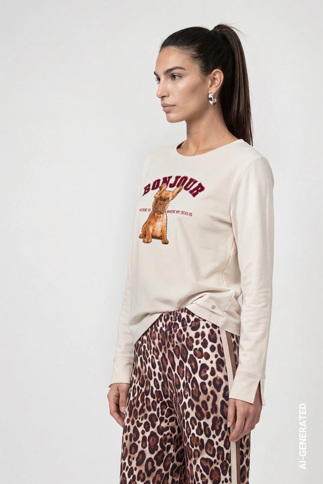 CAMISETA DIBUJO DOG - MONARI