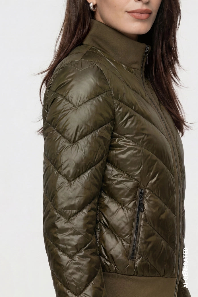 CHAQUETA CON NEOPRENO - MONARI