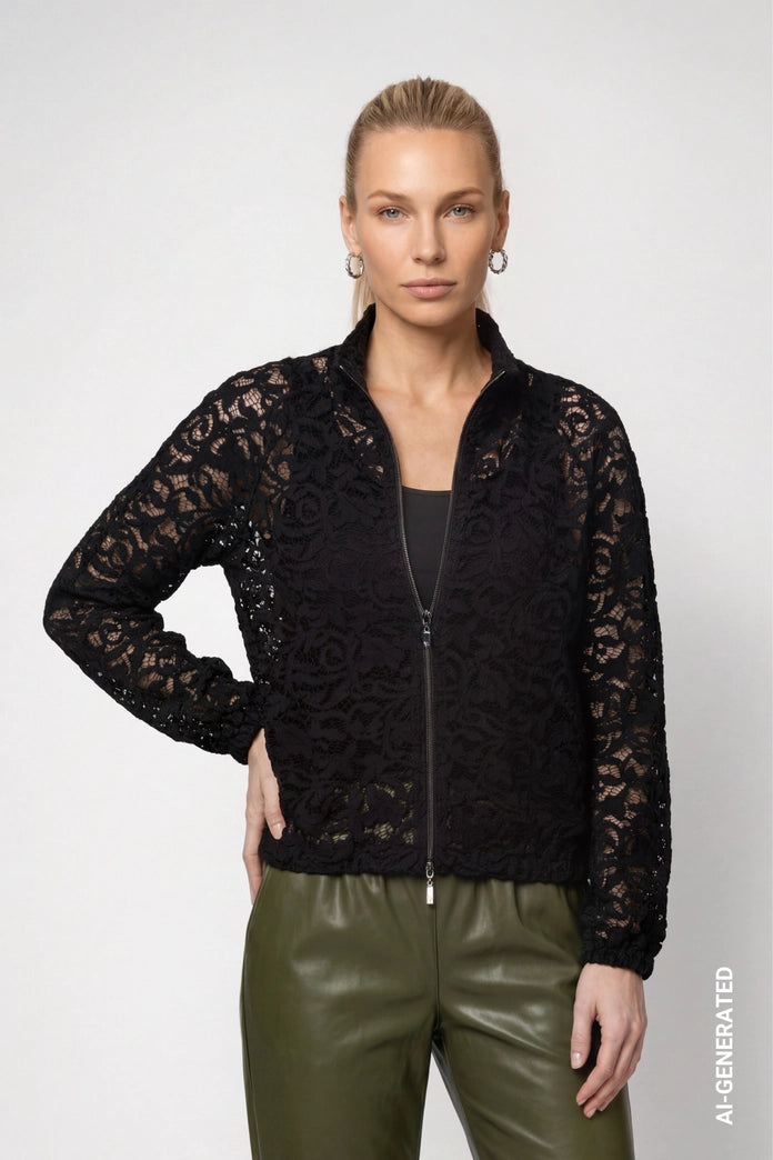 CHAQUETA ENCAJE - MONARI