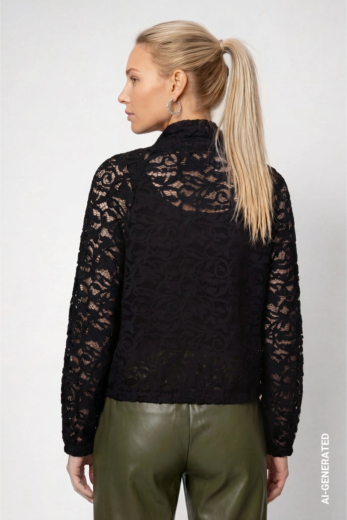 CHAQUETA ENCAJE - MONARI
