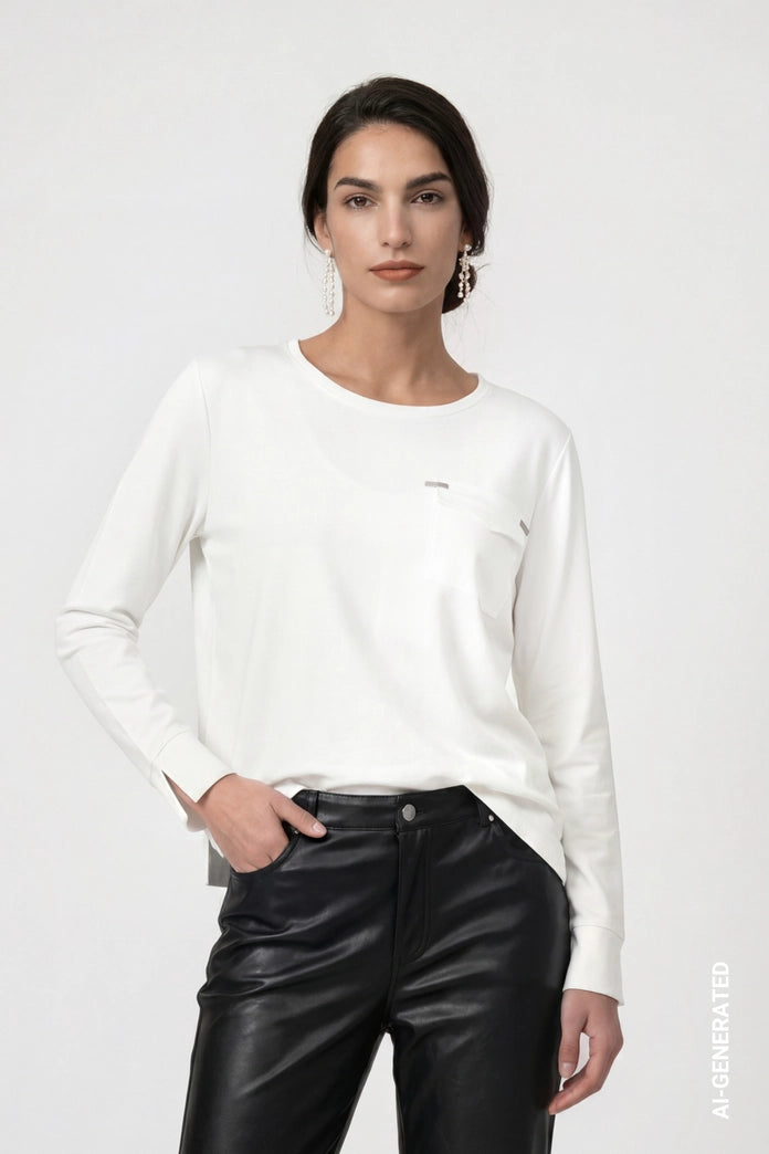 BLUSA DETALLES JOYERÍA - MONARI