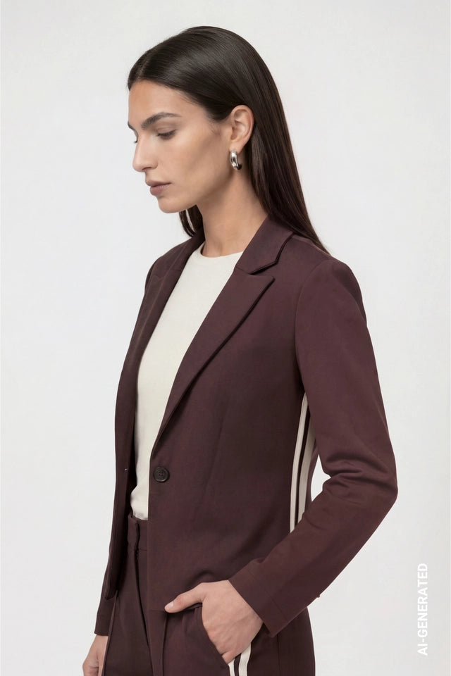 CHAQUETA RAYA LATERAL - MONARI
