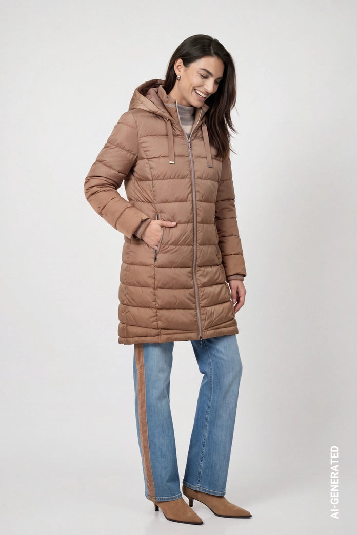 ABRIGO ACOLCHADO LUREX- MONARI