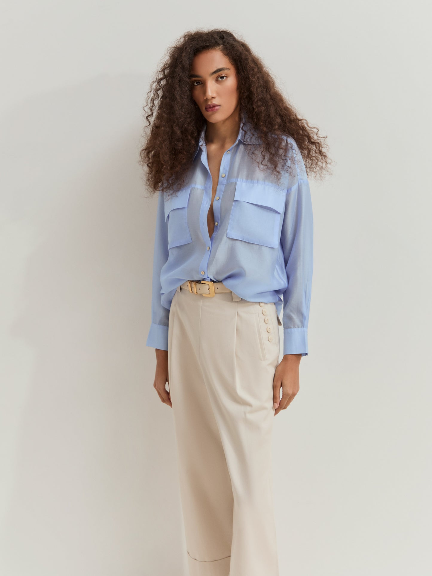 PANTALON PINZA PALAZZO -  LION OF PORCHE