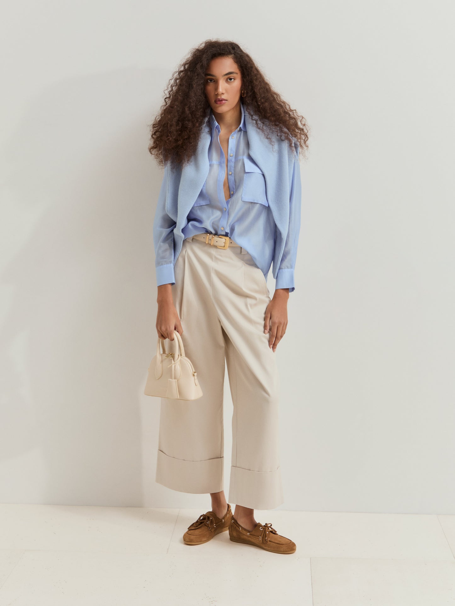 PANTALON PINZA PALAZZO -  LION OF PORCHE