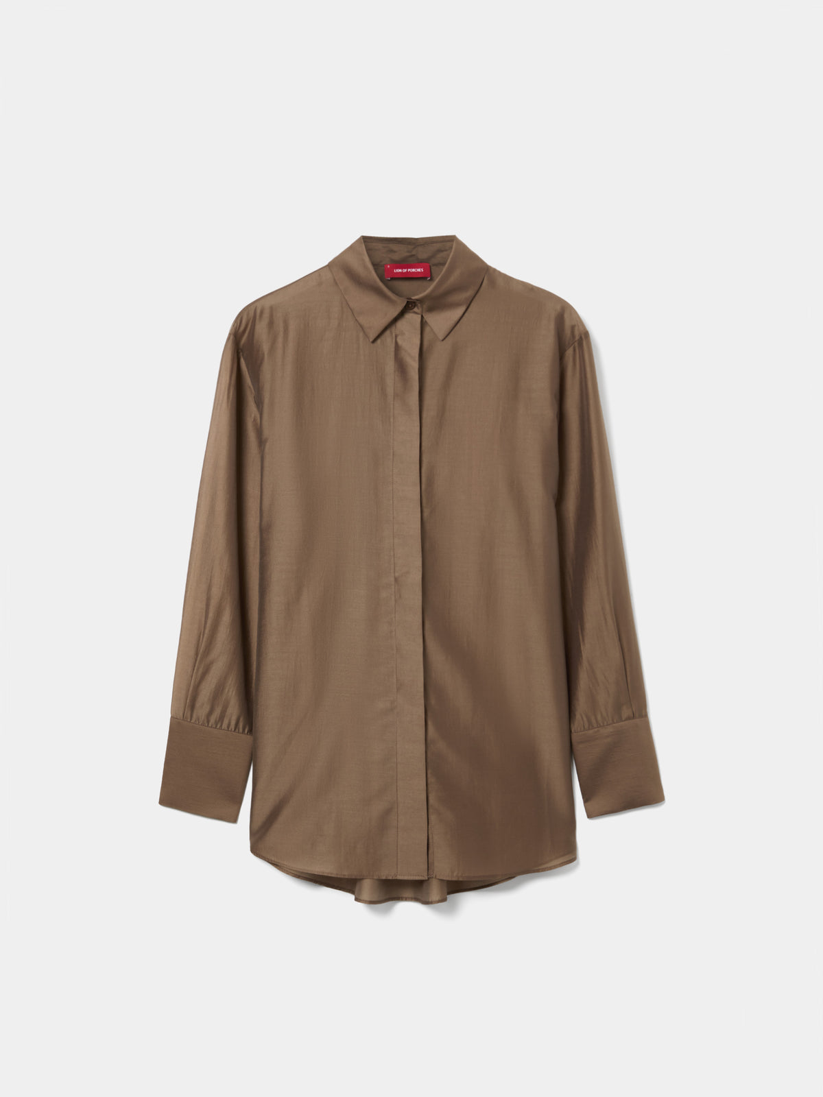 CAMISA SEDA COFFEE - LION OF PORCHE