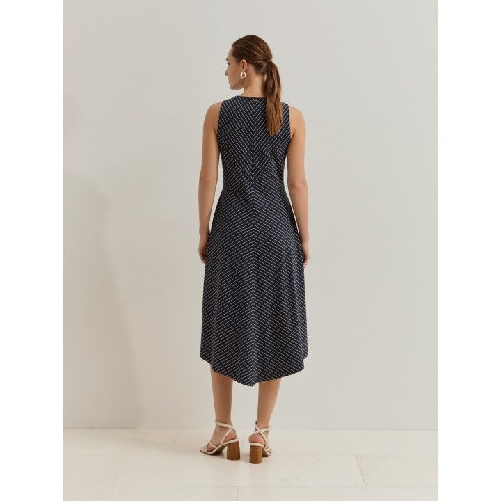 VESTIDO MIDI MIL RAYAS - LION OF PORCHE