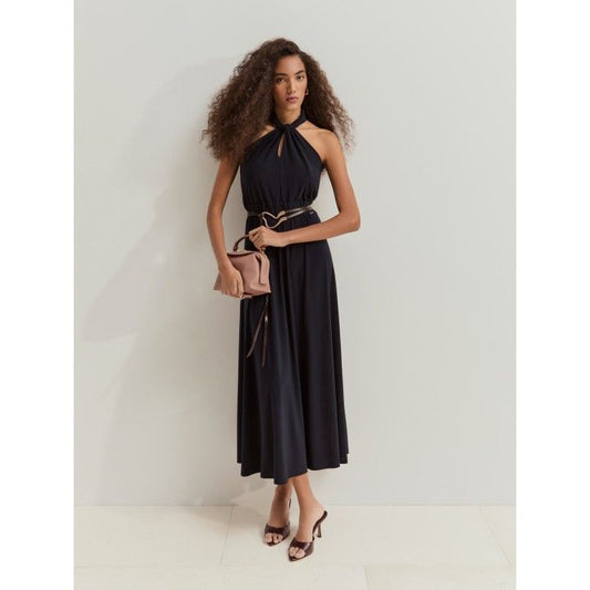 VESTIDO CUELLO HALTER - LION OF PORCHE