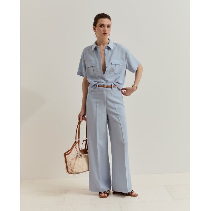 PANTALON FLUIDO CAMPANA - LION OF PORCHE