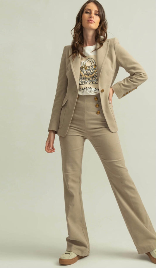 BLAZER BEIGE - ALBA CONDE