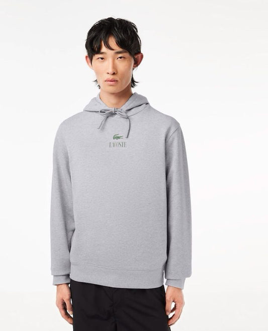 Sudadera gris capucha - Lacoste