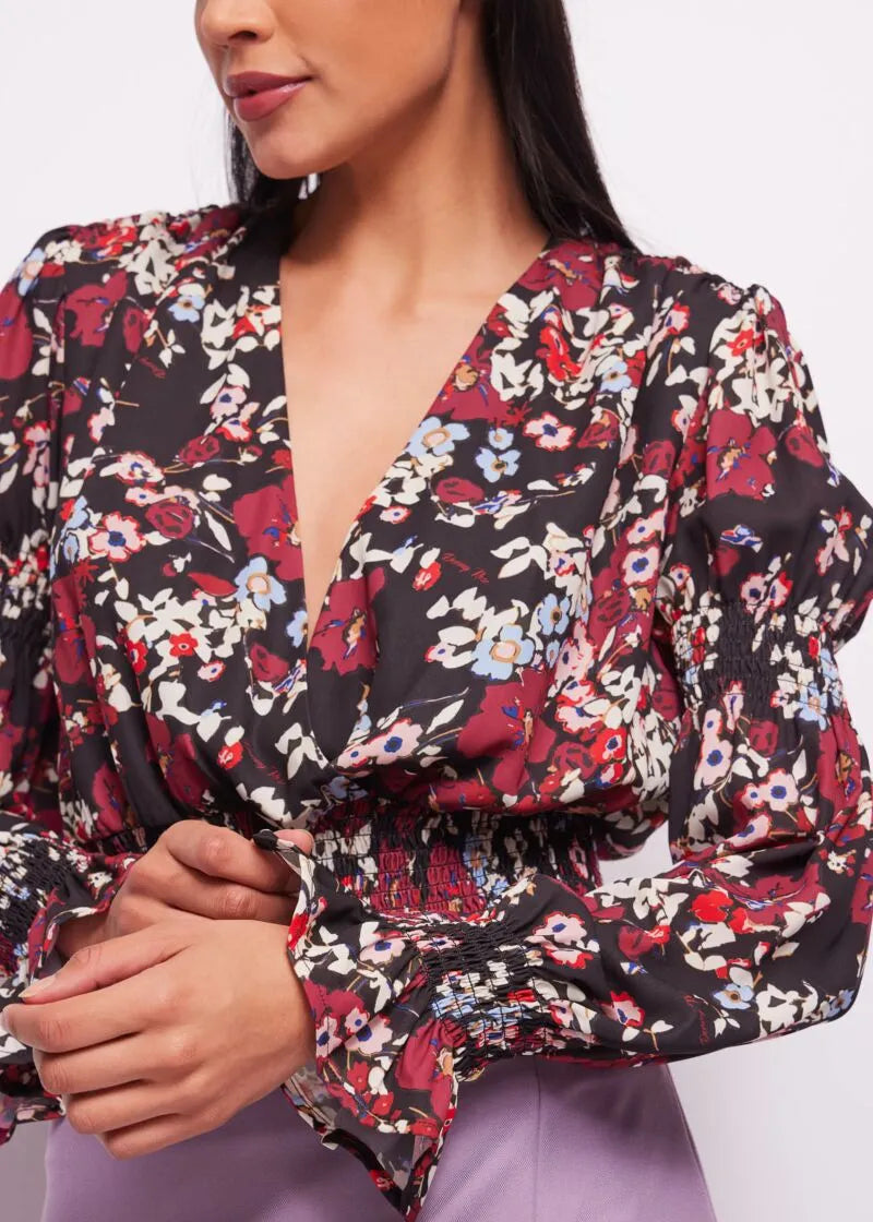 BLUSA ESTAMPADA FLORAL - DENNY ROSE