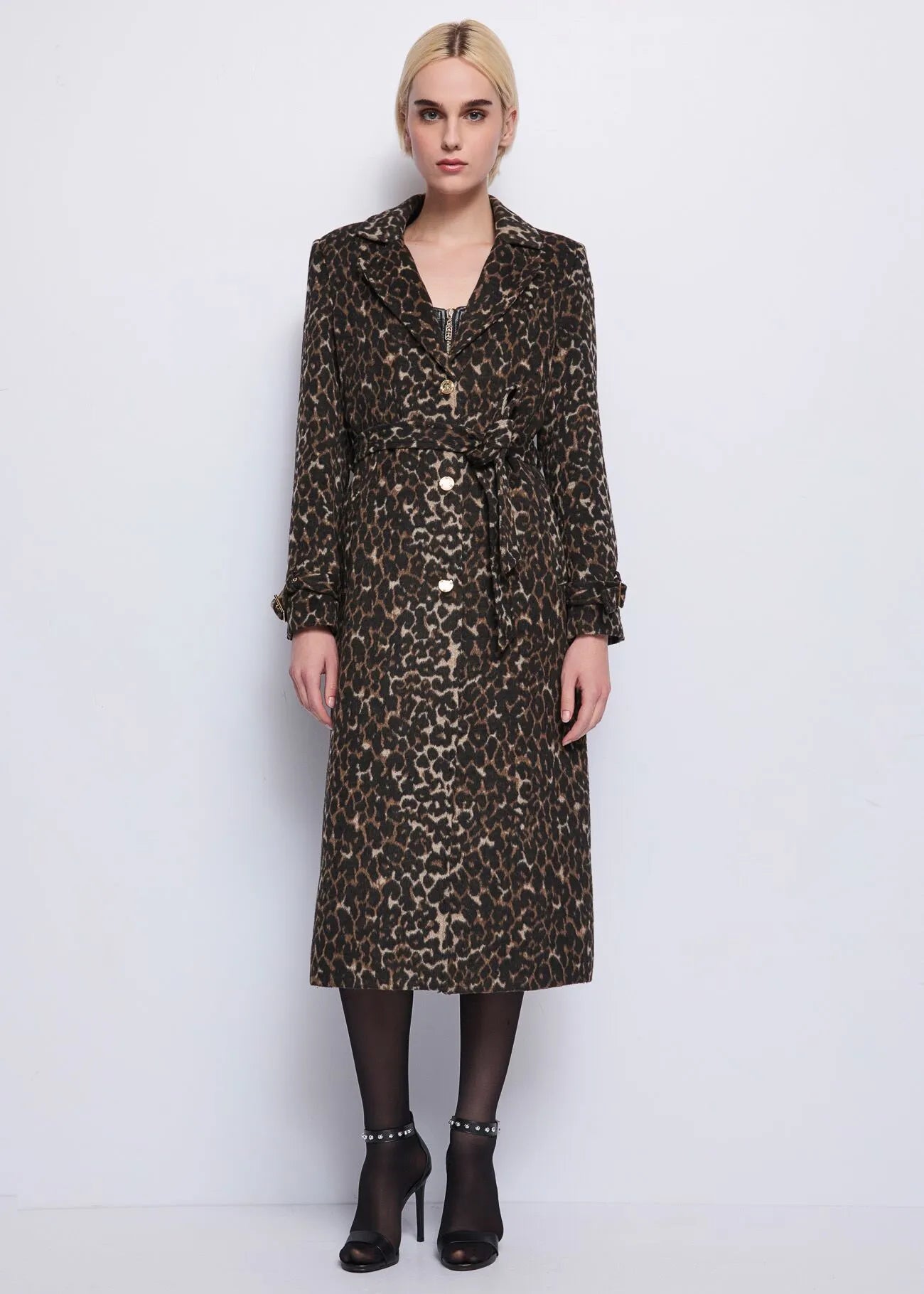 ABRIGO LARGO LEOPARDO - DENNY ROSE