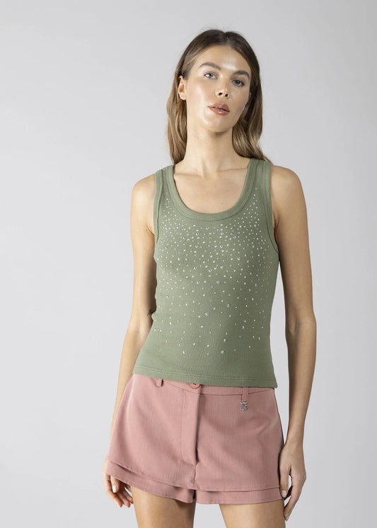 CAMISETA STRASS PLATA - DENNY ROSE