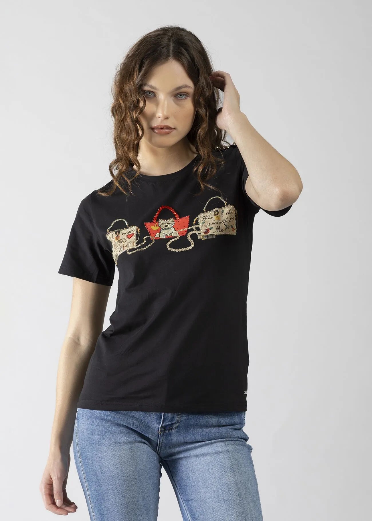 CAMISETA DIBUJO BAG - DENNY ROSE