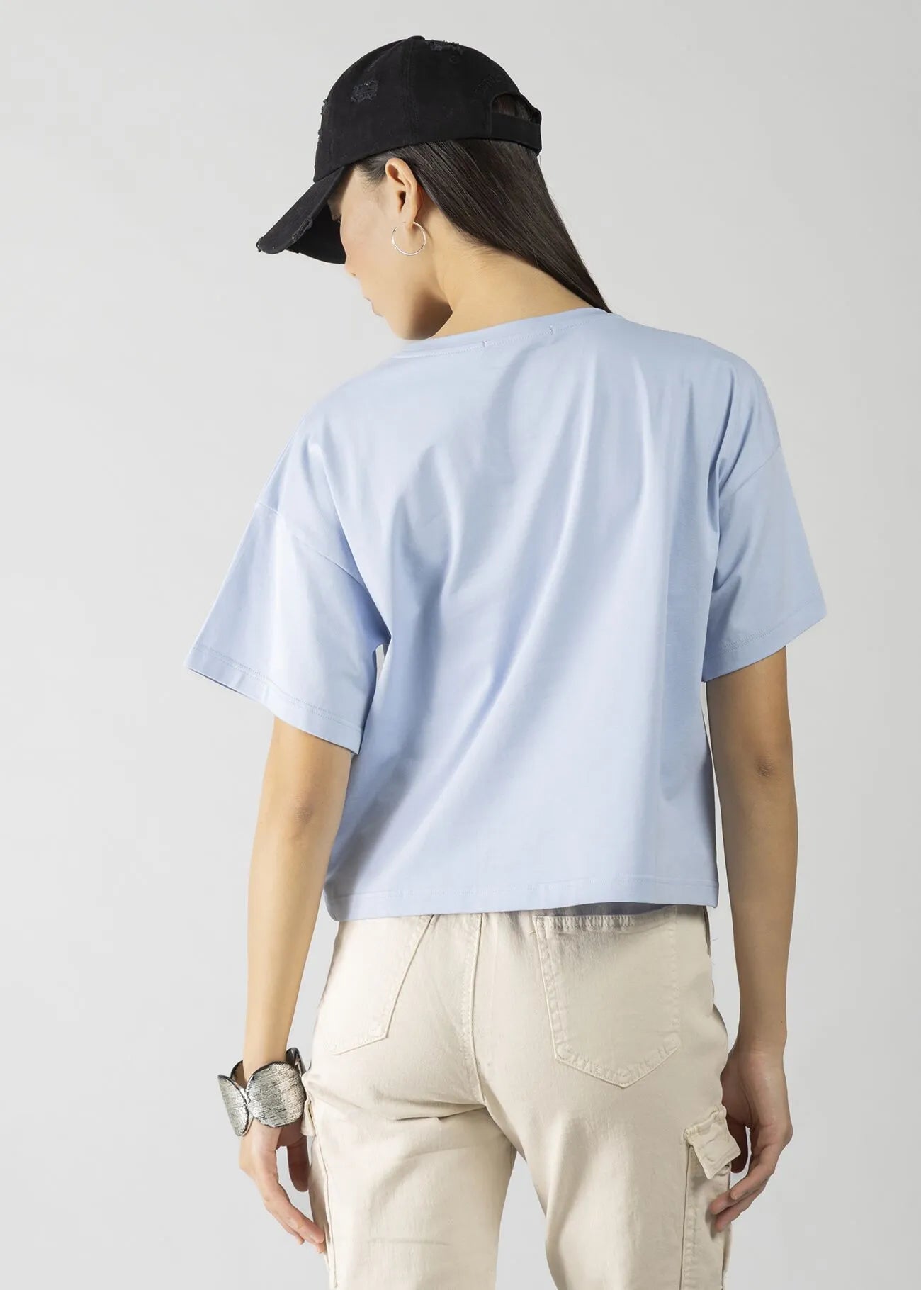 CAMISETA OVER STRASS - DENNY ROSE