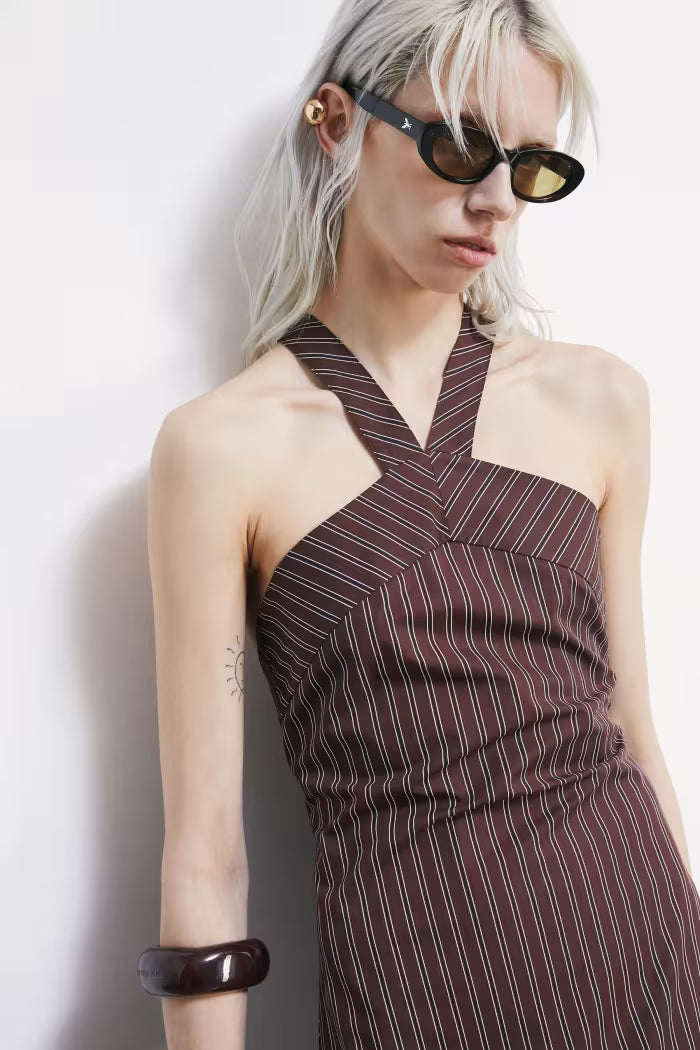 VESTIDO DE POPELINA STRETCH - PATRIZIA PEPE