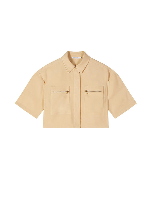 BLUSA BOTÓN OCULTO - PATRIZIA PEPE