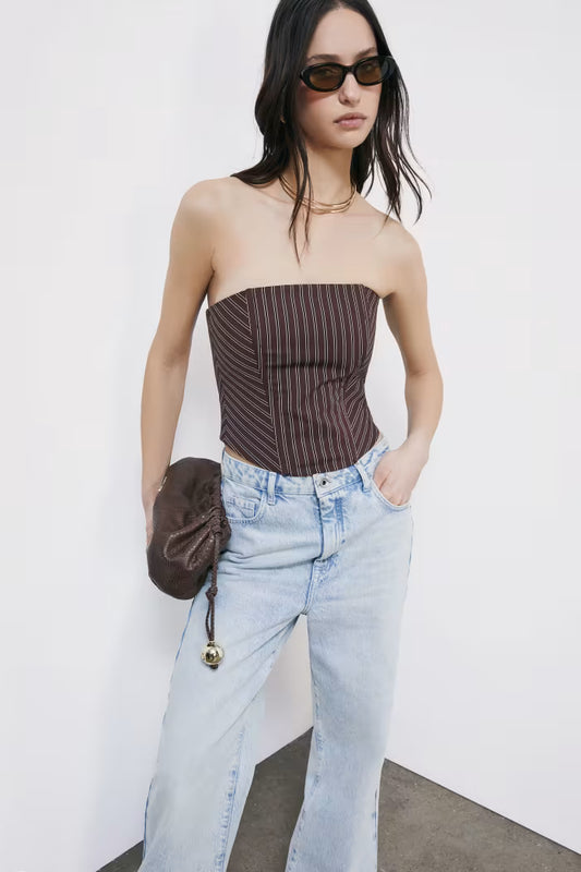 TOP BUSTIER - PATRIZIA PEPE