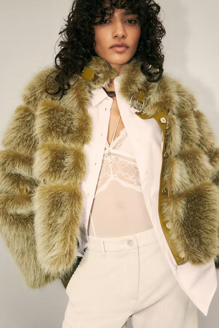 CHAQUETA CORTA PELO - PATRIZIA PEPE