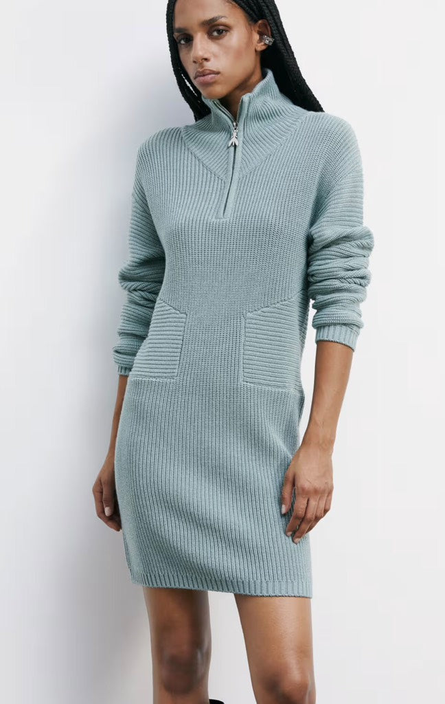 VESTIDO LANA CREMALLERA - PATRIZIA PEPE