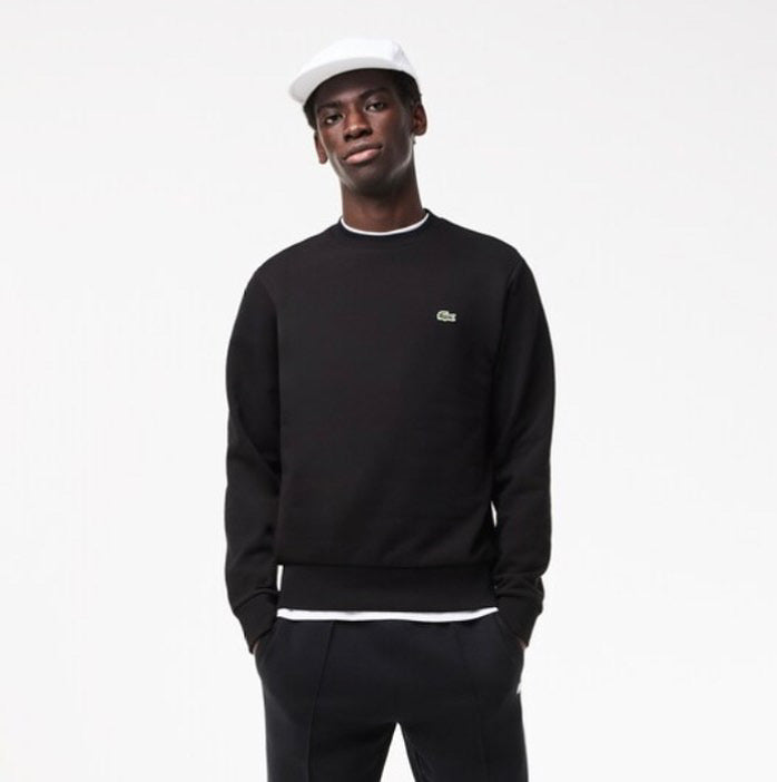 Sudadera negra classic fit - Lacoste