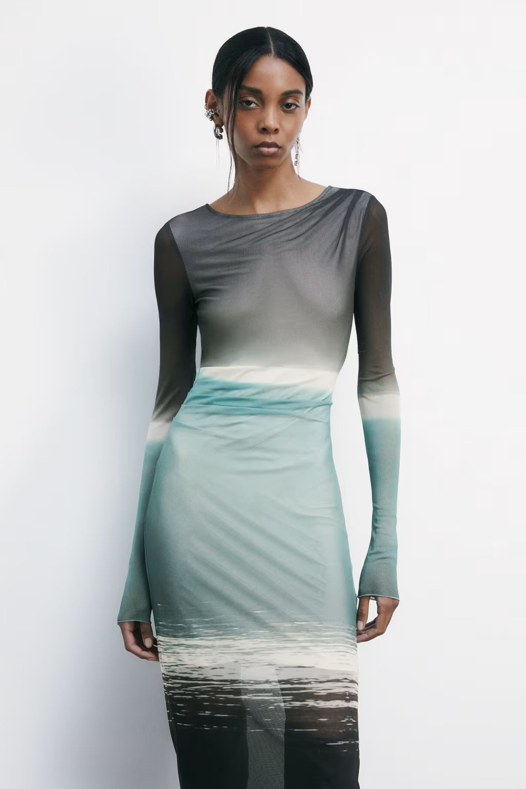 VESTIDO TUL MIDI - PATRIZIA PEPE