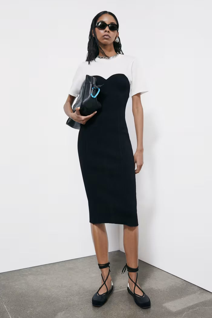 VESTIDO CON CAMISETA - PATRIZIA PEPE