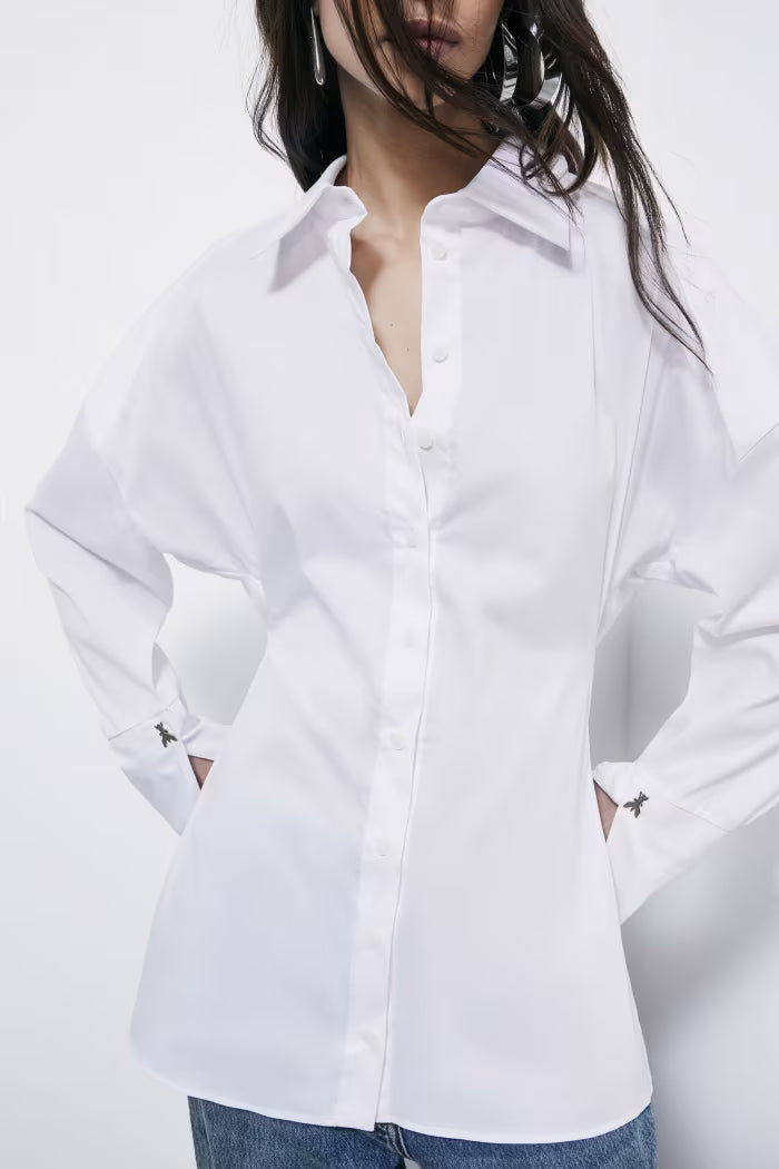 CAMISA ESPALDA ABIERTA - PATRIZIA PEPE