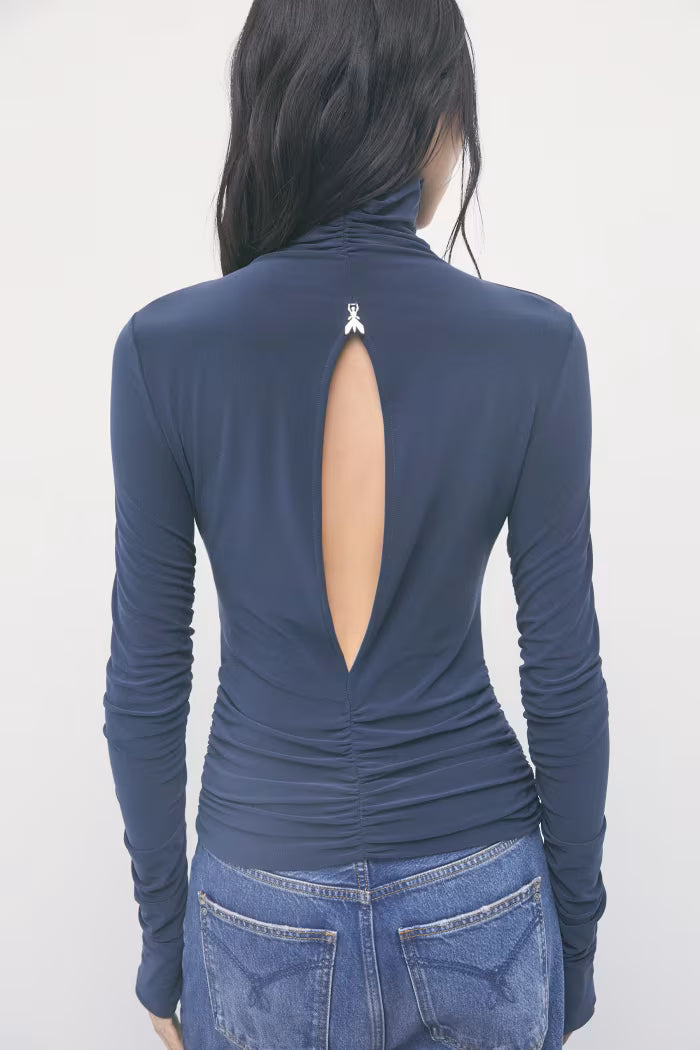 TOP CUELLO RIZADO - PATRIZIA PEPE