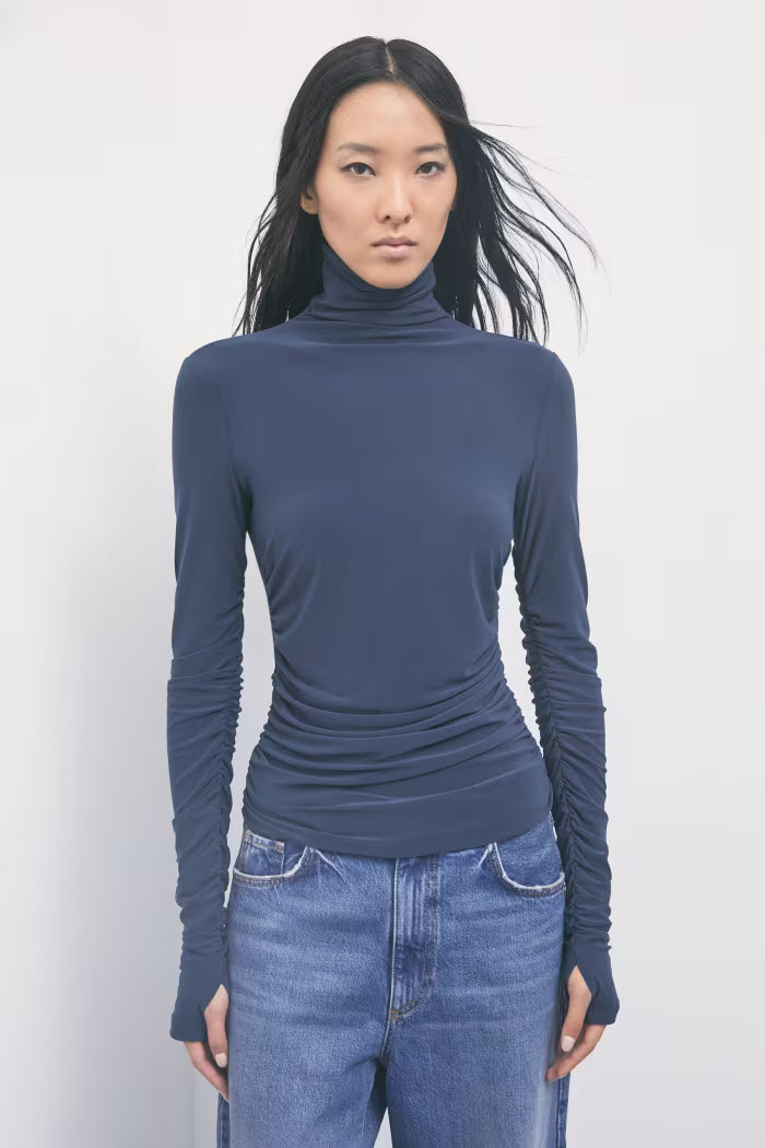 TOP CUELLO RIZADO - PATRIZIA PEPE