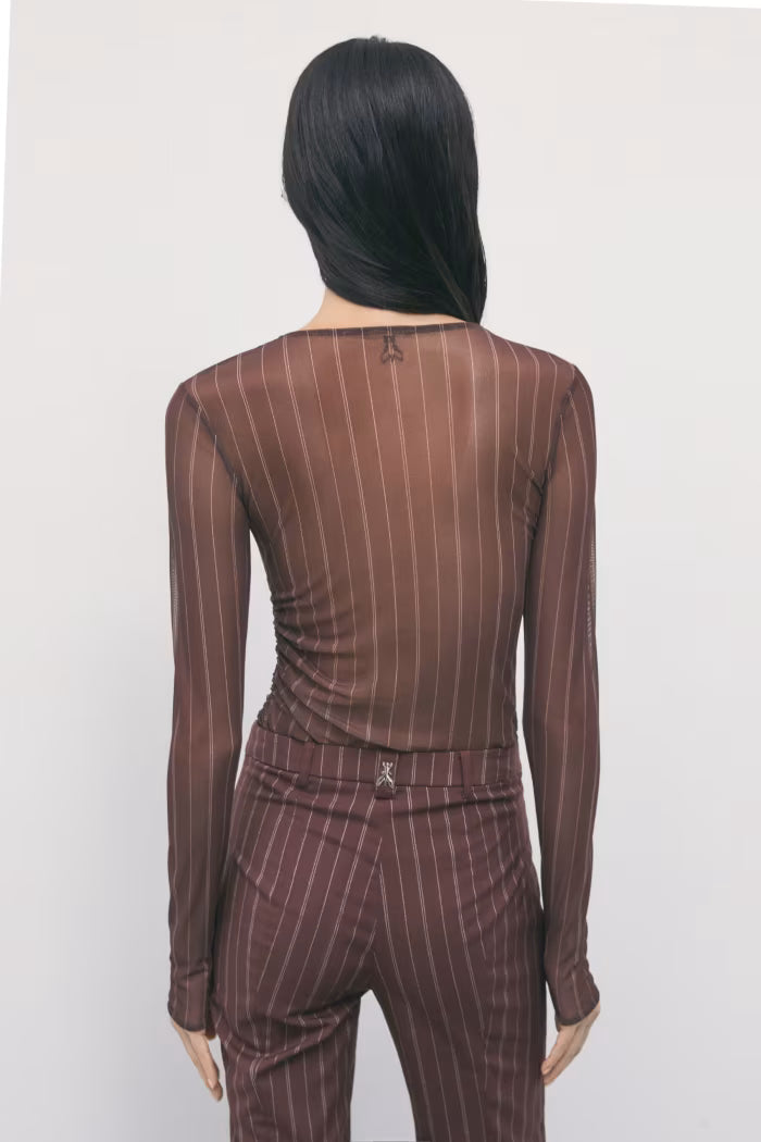 TOP TRANSPARENTE - PATRIZIA PEPE