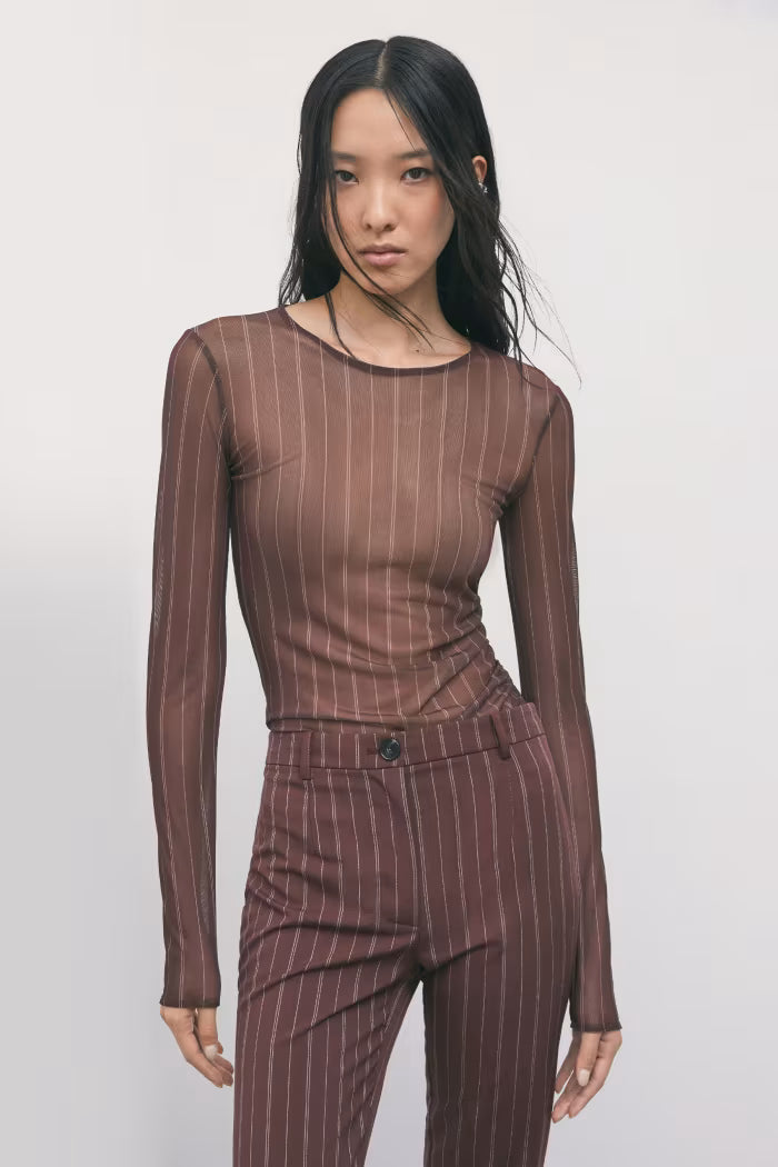 TOP TRANSPARENTE - PATRIZIA PEPE
