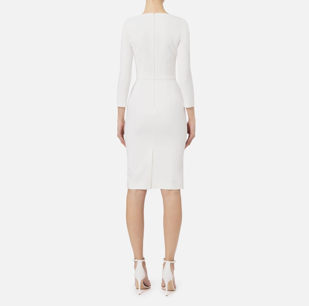 VESTIDO BLANCO LISO - ELISABETTA FRANCHI