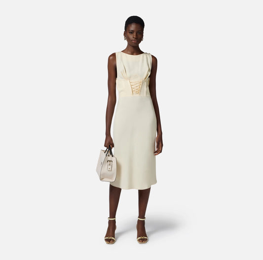 VESTIDO MIDI NUDOS - ELISABETTA FRANCHI