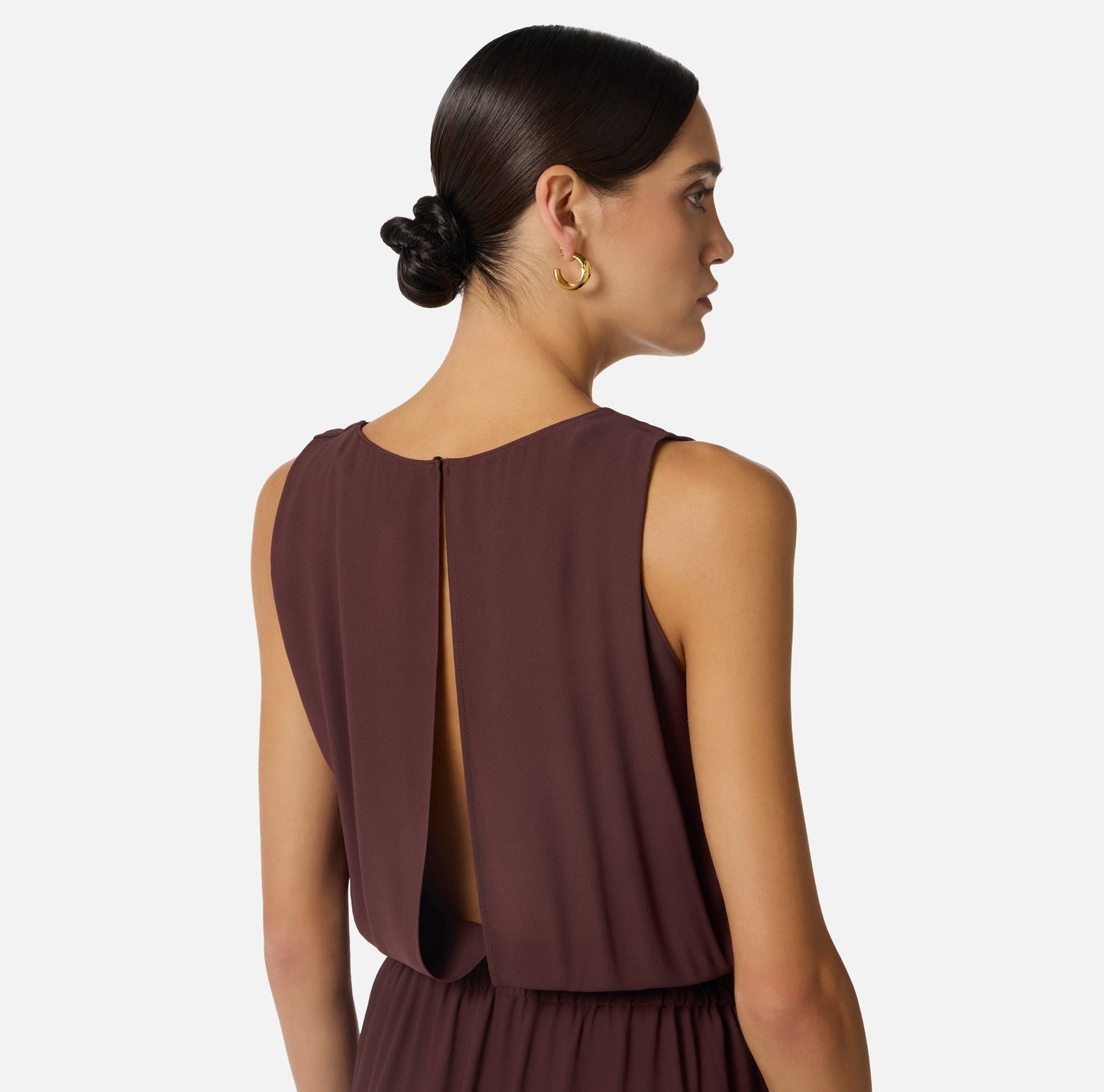 VESTIDO LISO CREPE - ELISABETTA FRANCHI