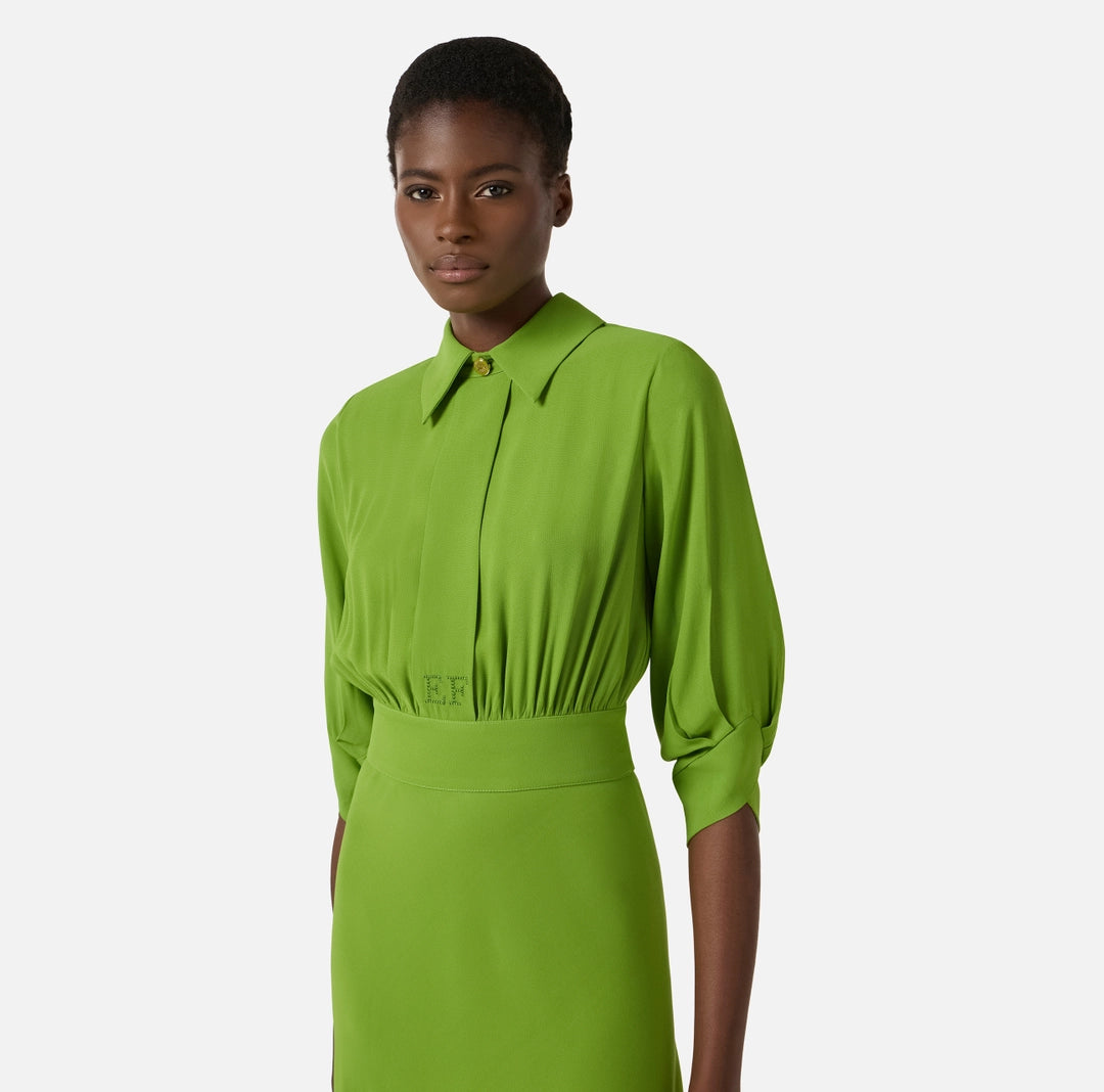 VESTIDO GASA MIDI - ELISABETTA FRANCHI