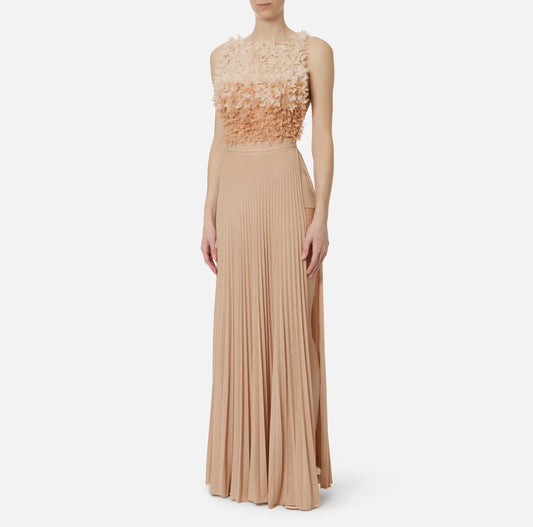 VESTIDO TUL Y PUNTO - ELISABETTA FRANCHI