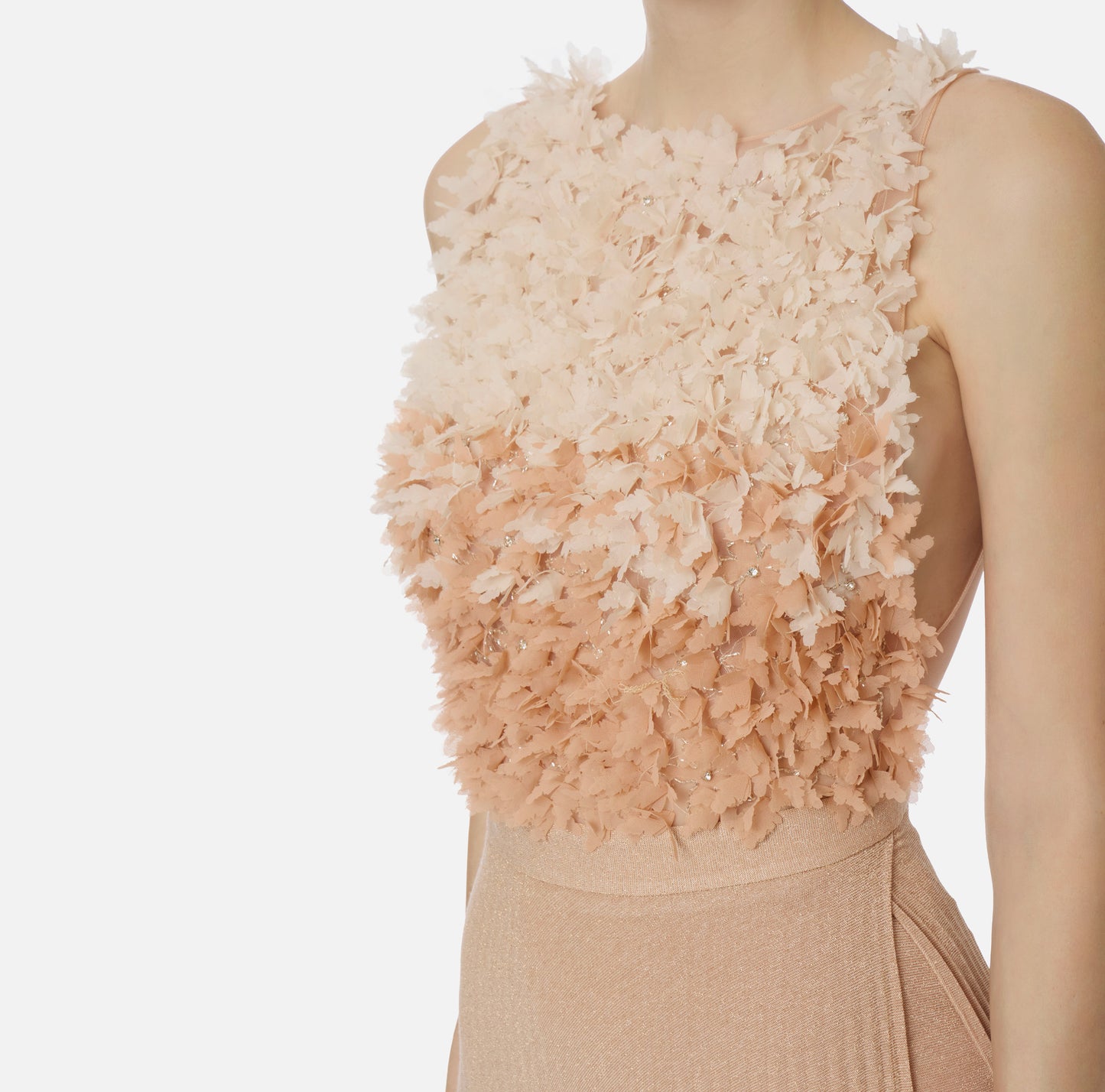 VESTIDO TUL Y PUNTO - ELISABETTA FRANCHI