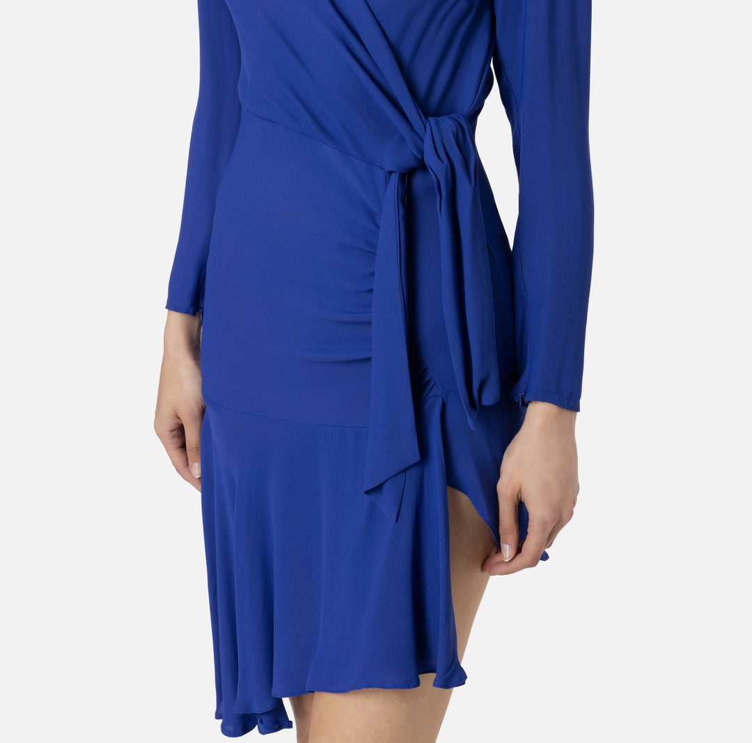 VESTIDO AZUL LISO - ELISABETTA FRANCHI