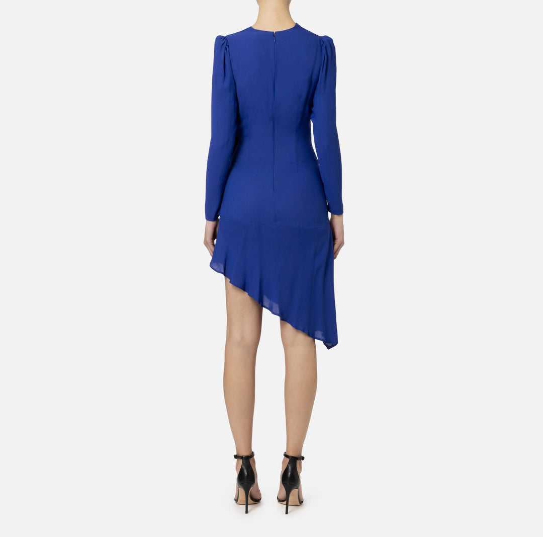 VESTIDO AZUL LISO - ELISABETTA FRANCHI