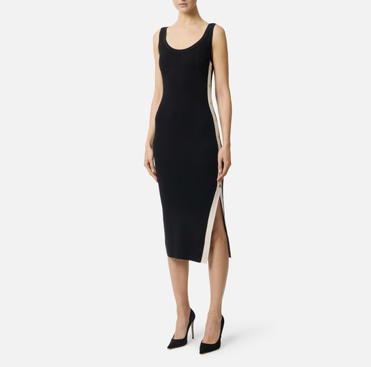 VESTIDO BOTONES DORADOS - ELISABETTA FRANCHI