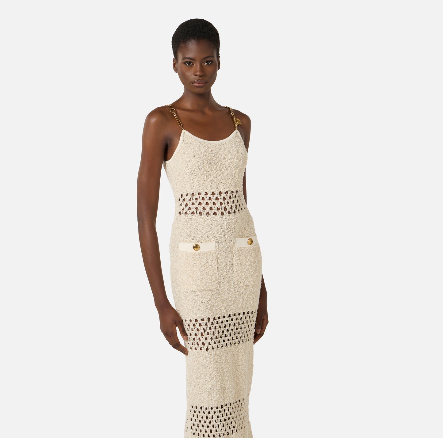 VESTIDO CON CALADOS - ELISABETTA FRANCHI