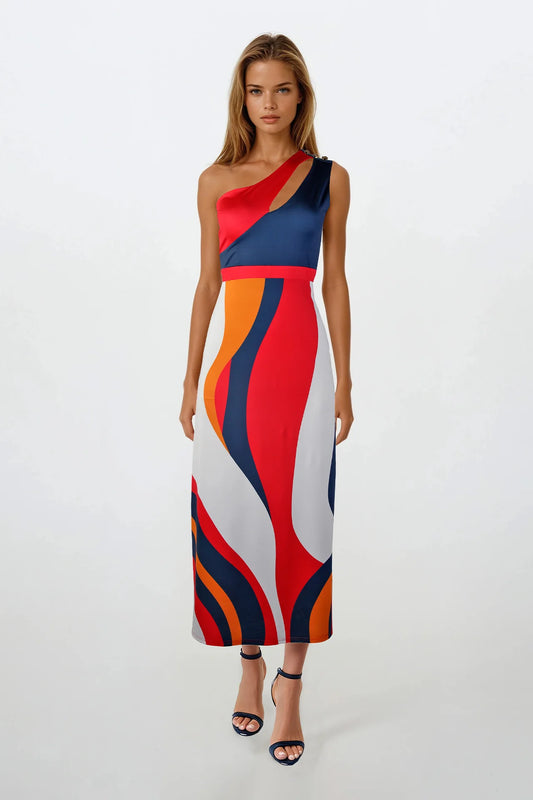 VESTIDO POLIAMIDA COLORES - SAHOCO