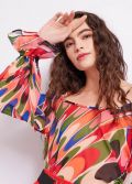 BLUSA ESTAMPADA RETRO - DENNY ROSE