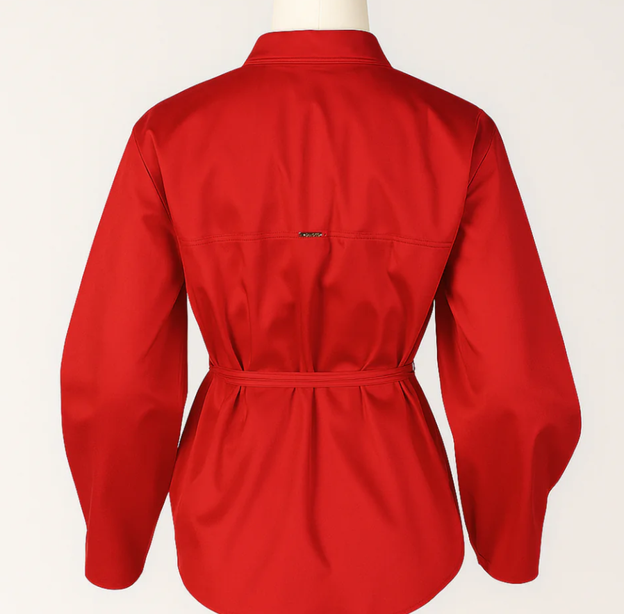 BLUSA LISA CON LAZO - SAHOCO