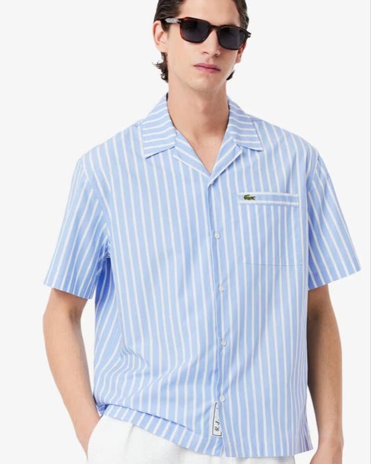 CAMISA MANGA CORTA RAYAS - LACOSTE