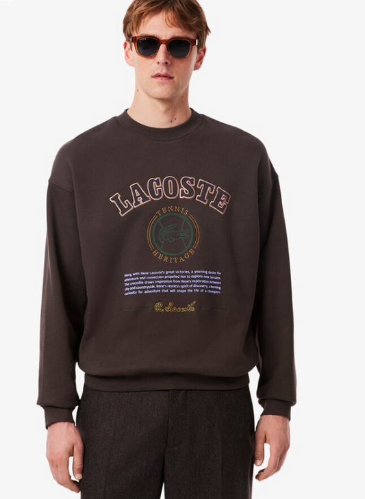 SUDADERA COCODRILO BORDADO - LACOSTE